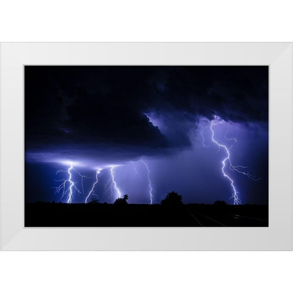 Skilbeck, Christian 18x13 White Modern Wood Framed Museum Art Print Titled - Fingers Of God