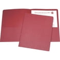 thumbnail image 1 of Skilcraft  751001 Double Pocket Portfolio, Red - Letter Size, 1 of 1
