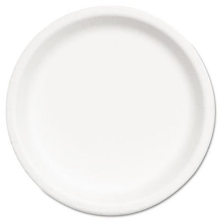 Skilcraft Round Paper Plates, 6"Diameter, 1/2" Deep, 1000/Box, White 8993054