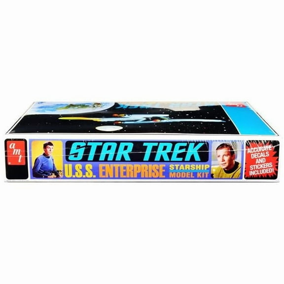 Skill 2 Model Kit - 1 by 650 Scale Model for USS Enterprise NCC-1701 Space Ship Star Trek