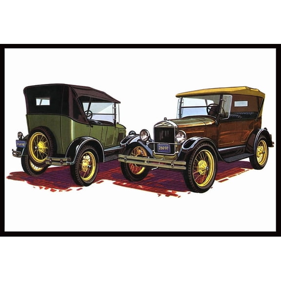 AMT 1927 Ford T Touring 1/25 Scale Model Kit