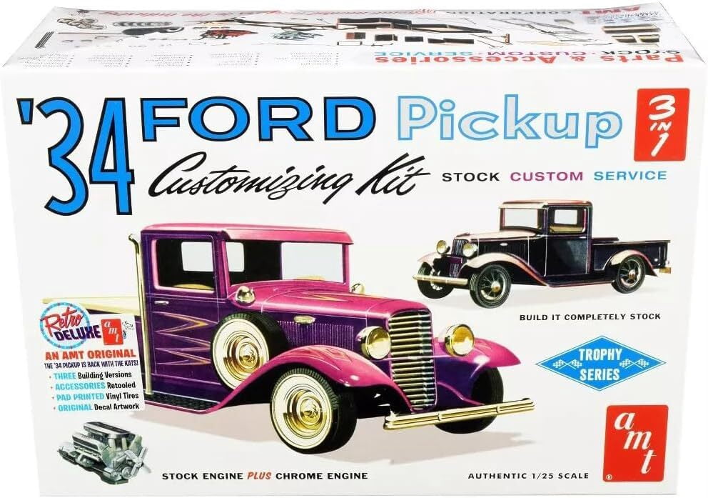 AMT 1934 Ford Pickup 1/25 Scale Model Kit