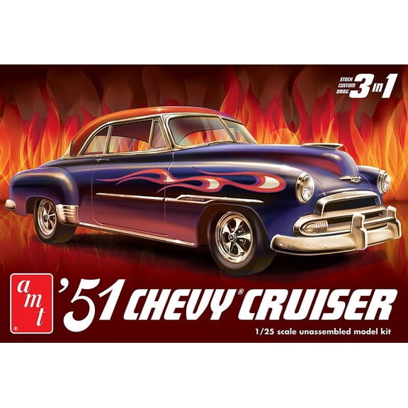 AMT 1951 Chevy Custom Cruiser 1/25 Scale Model Kit