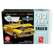 Skill 2 Model Kit 1953 Ford Pickup Truck "Trophy Series" 3 in 1 1/25 Scale by AMT