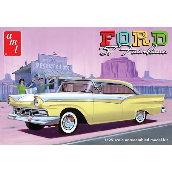 AMT 1957 Ford Fairlane Hardtop 3n1 1/25 Scale Model Kit