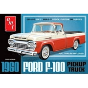 AMT 1960 Ford F-100 Pickup w/Trailer 1/25 Scale Model Kit