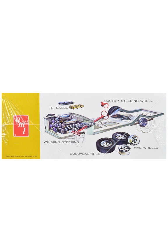 Skill 2 Model Kit 1963 Ford Mustang II Concept Car 1/25 Scale Model by AMT