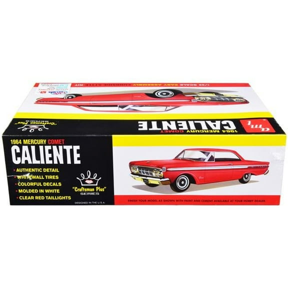 Skill 2 Model Kit 1964 Mercury Comet Caliente Craftsman Plus Series 1-25 Scale Model Car