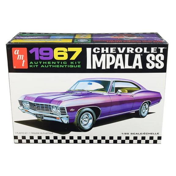 Skill 2 Model Kit 1967 Chevrolet Impala SS 1/25 Scale by AMT