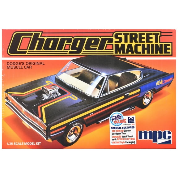 Skill 2 Model Kit 1967 Dodge Charger Street Machine 1/25 Plastic Model by MPC