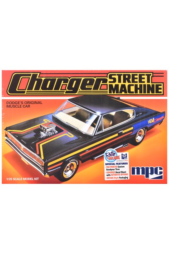 Skill 2 Model Kit 1967 Dodge Charger Street Machine 1/25 Plastic Model by MPC