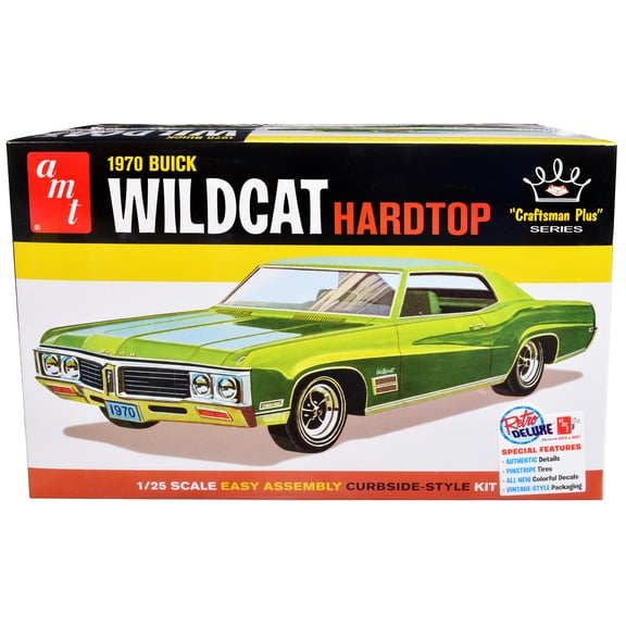 Skill 2 Model Kit 1970 Buick Wildcat Hardtop "Craftsman Plus" Series 1/25 Scale by AMT