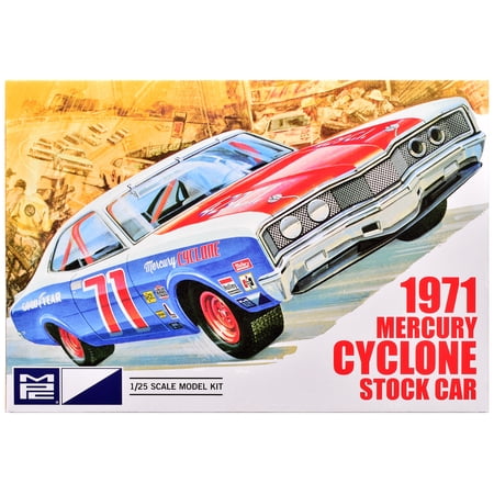 Skill 2 Model Kit 1971 Mercury Cyclone Stock Car 1/25 Plastic Model by MPC