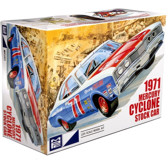 MPC 1971 Mercury Cyclone Stock Car 1/25 Scale Model Kit