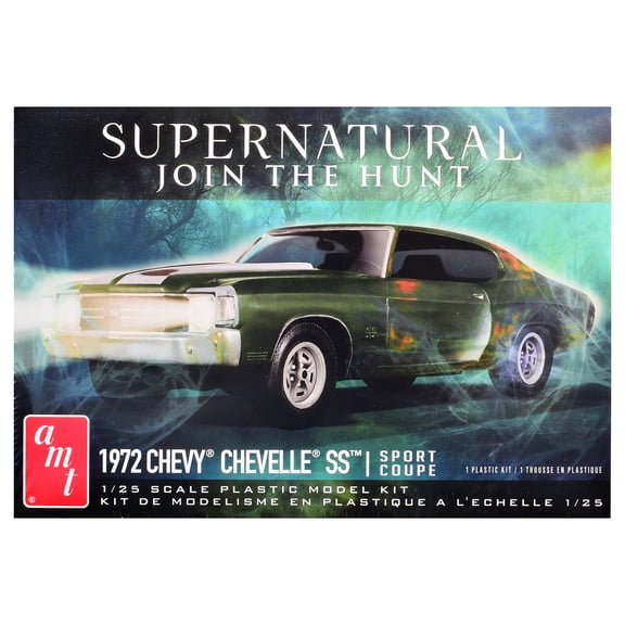 Skill 2 Model Kit 1972 Chevrolet Chevelle SS "Supernatural" (2005-2020) TV Series 1/25 Scale by AMT