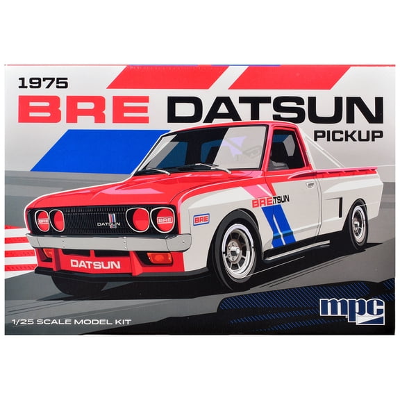 Skill 2 Model Kit 1975 Datsun Pickup Truck "BRE" 1/25 Scale Model by MPC