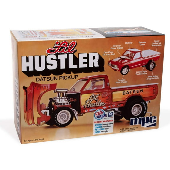 MPC 1975 Datsun Pickup Li'l Hustler 1/25 MPC982 Plastics Car/Truck 1/24-1/25