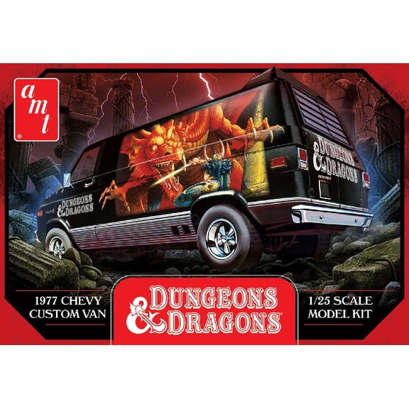 AMT Dungeons & Dragons 1974 Chevy Van 1/25 Scale Model Kit