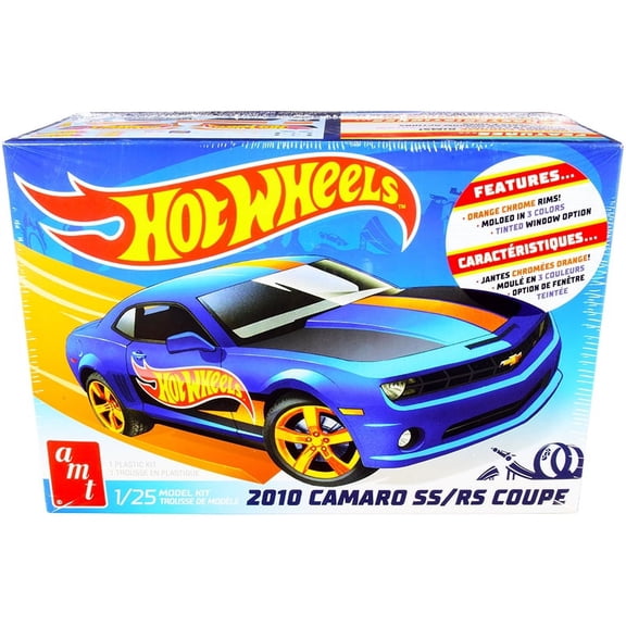 Skill 2 Model Kit 2010 Chevrolet Camaro SS/RS Coupe "Hot Wheels" 1/25 Scale Model by AMT