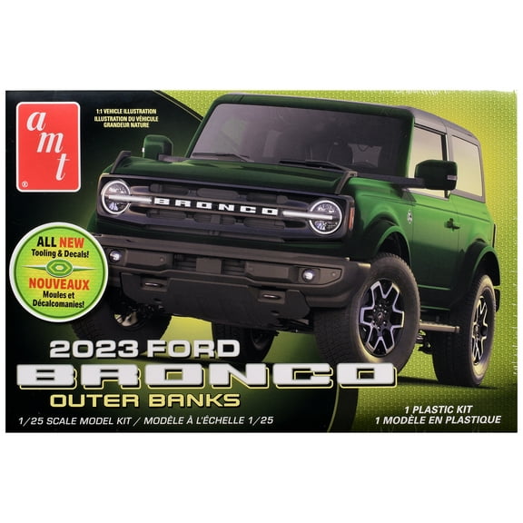 Skill 2 Model Kit 2023 Ford Bronco Outer Banks 1/25 Scale Model by AMT