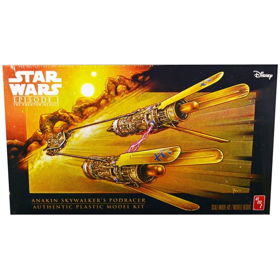 Skill 2 Model Kit Anakin Skywalker's Podracer "Star Wars Episode I: The Phantom Menace" 1/32 Scale Model by AMT