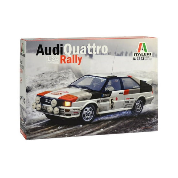 Skill 2 Model Kit Audi Quattro Rally 1/24 Scale Model by Italeri