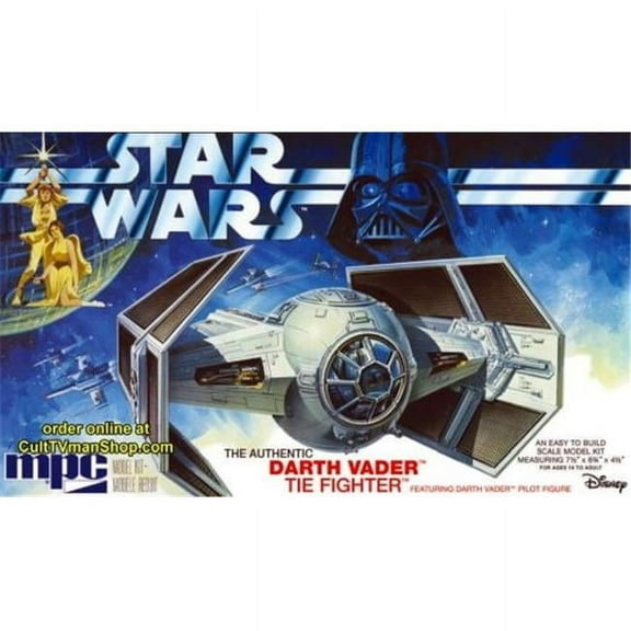 Skill 2 Model Kit Darth Vaders Tie Fighter Star Wars Episode IV A New Hope Movie