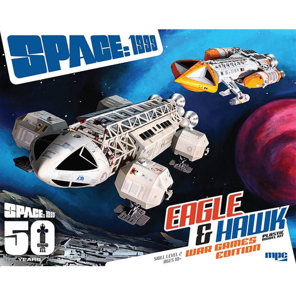 Space:1999 Eagle & Hawk War Games Edition MPC Model Kit