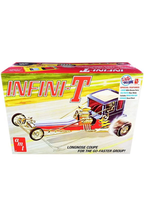 Skill 2 Model Kit InfiniT Custom Dragster 125 Scale Model by AMT AMT1258