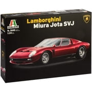 Italeri 3649 Model Plastic to Assemble Car Lamborghini Miura Jota Svj- Model Kit Scale 124