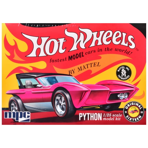 Skill 2 Model Kit Python Car "Hot Wheels" 1/25 Scale Model by MPC