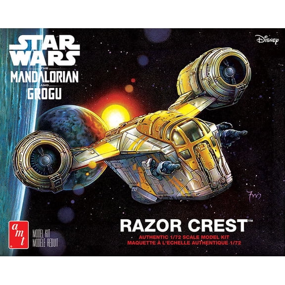 AMT Star Wars: The Mandalorian & Grogu Razor Crest 1/72 Scale Scale Model Kit