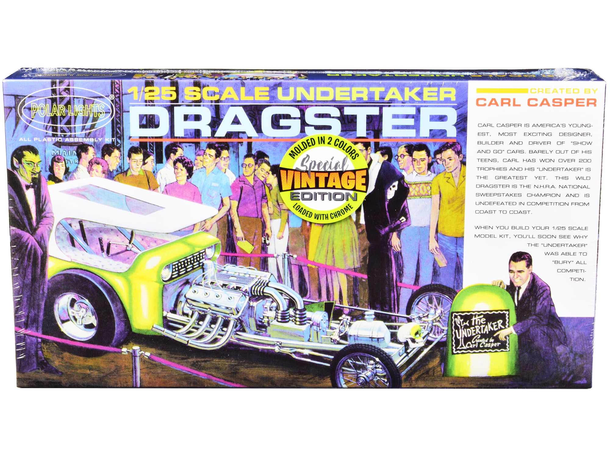 thumbnail: Polar Lights POL982 Auto Automotive Replica Modelbouwkit 1:25 - Ongelakt