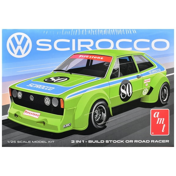 Skill 2 Model Kit Volkswagen Scirocco "T/A Champ" 1/25 Scale Model by AMT