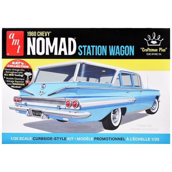 Skill 2 Model Kit of 1960 Chevrolet Nomad Station Wagon "Craftsman Plus" Series 1/25 Plastic Model by AMT