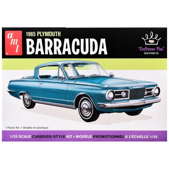Skill 2 Model Kit of 1965 Plymouth Barracuda "Craftsman Plus" Series 1/25 Plastic Model by AMT