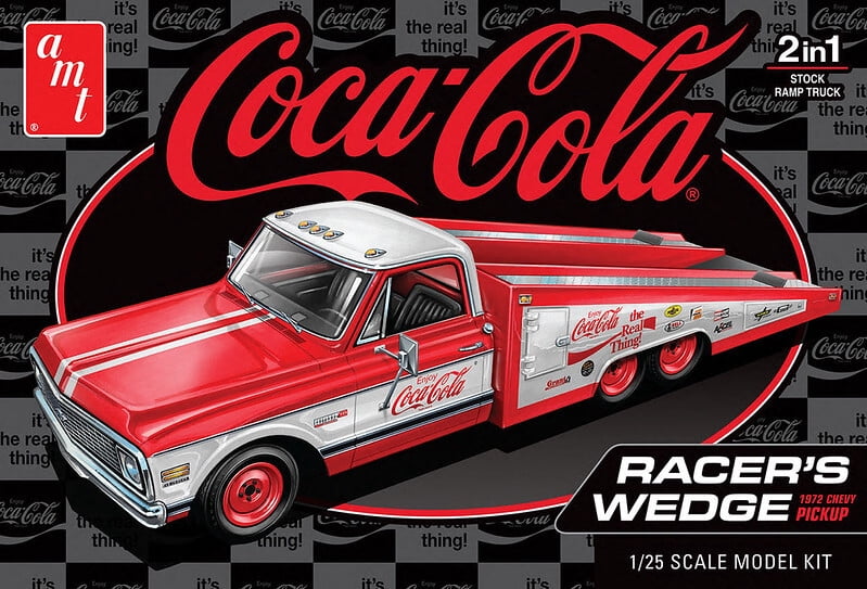 1972 Chevy Racer's Wedge Pickup Coke AMT Model Kit