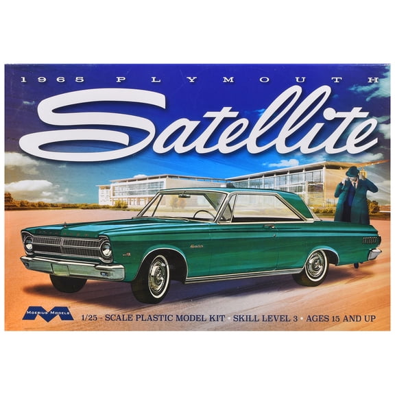 Skill 3 Model Kit 1965 Plymouth Satellite 1/25 Scale by Moebius