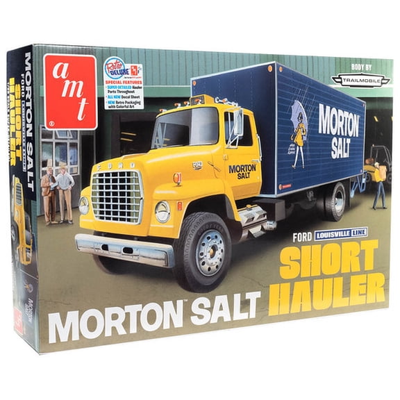 AMT Ford Louisville Short Hauler Morton Salt 1/25 Scale Model Kit