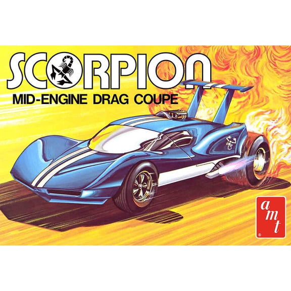 AMT Scorpion Mid-Engine Drag Coupe 1/25 Scale Model Kit