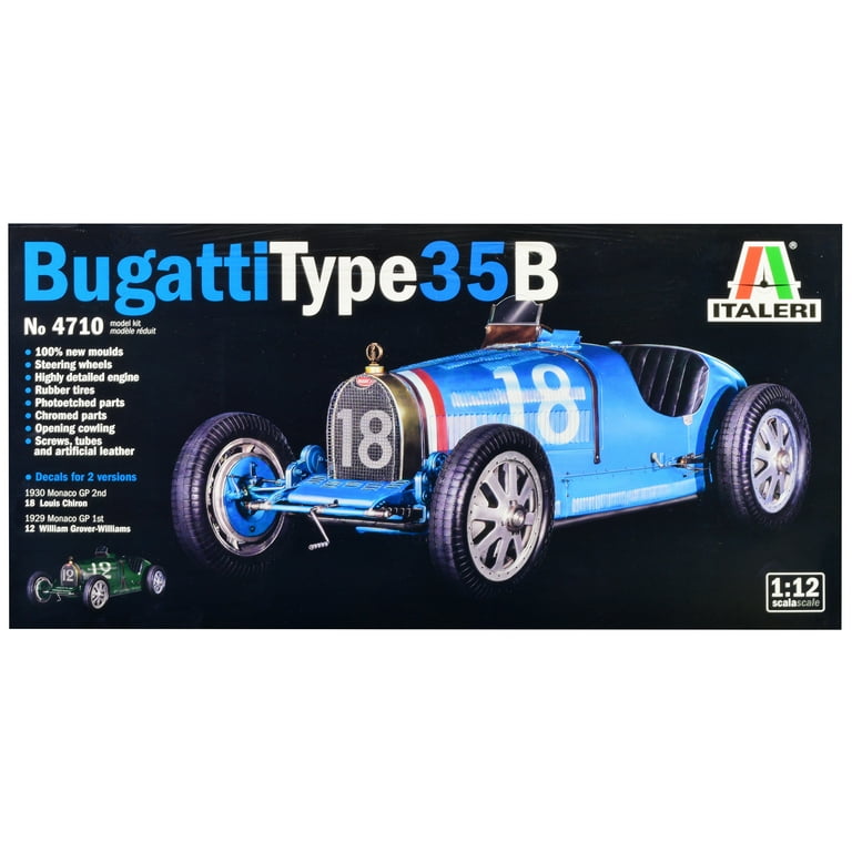 Bugatti plastic model car kit top
