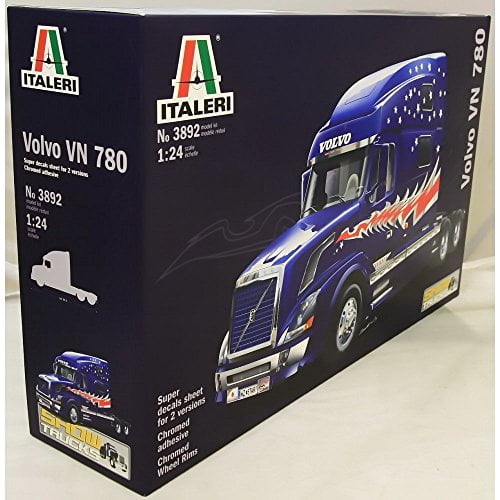 Skill 5 Model Kit Volvo VN 780 Truck Tractor Show Trucks 1 24 Scale Model by Italeri