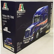 Skill 5 Model Kit Volvo VN 780 Truck Tractor Show Trucks 1/24 Scale Model by Italeri