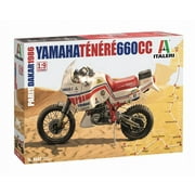 Skill 5 Model Kit Yamaha Tenere 660 CC Motorcycle Paris-Dakar 1986 1/9 Scale Model by Italeri