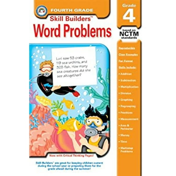 Pre-Owned Word Problems, Grade 4 (Skill Builders™) (Paperback) 1932210717 9781932210712