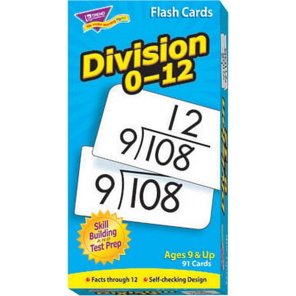 Trend Skill Drill Flash Cards, 3 X 6, Division main image 1