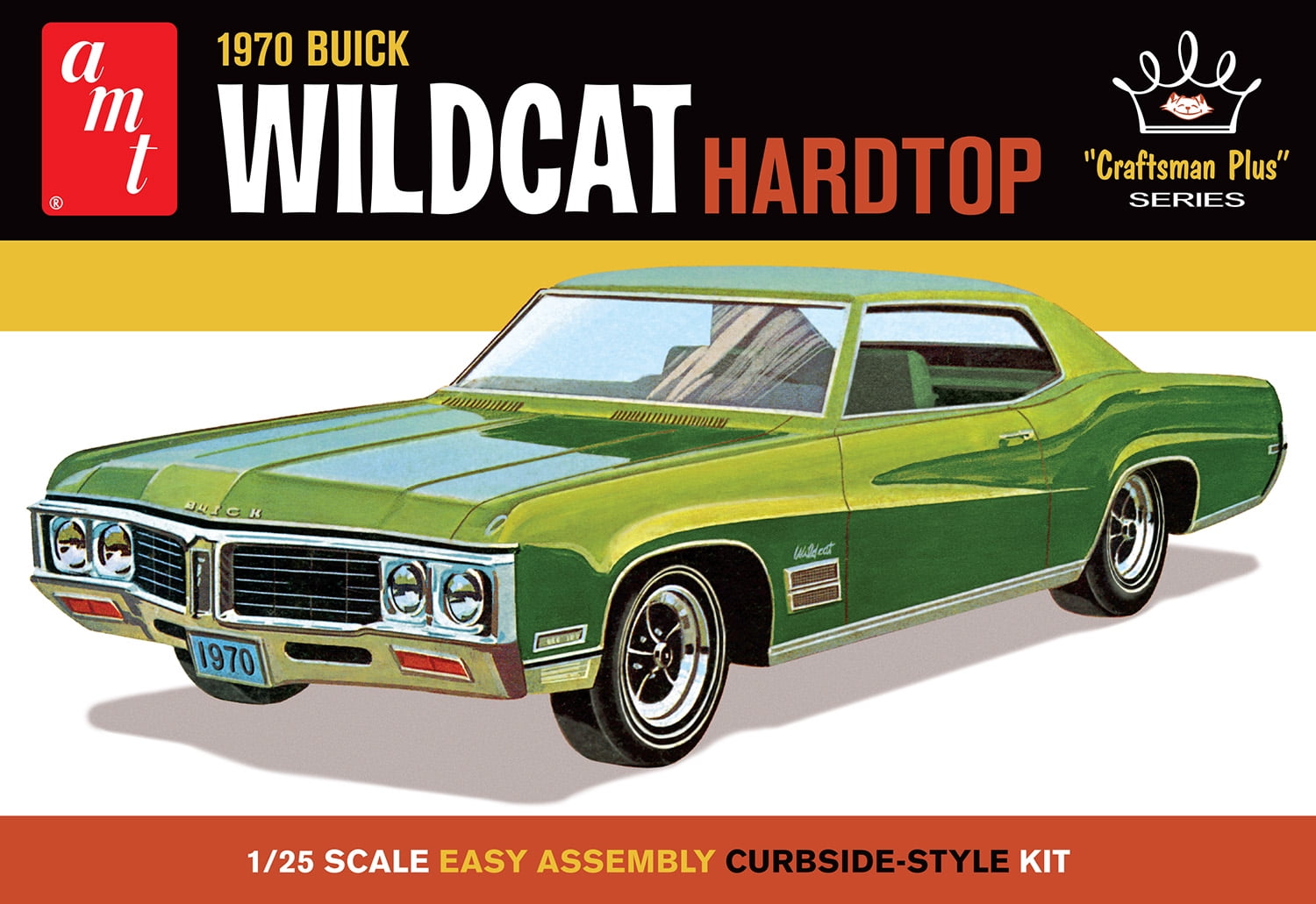 Skill Level 2 AMT 1/25 Scale Model Kit 1965 Chevy Chevelle AWB "Time Machine"