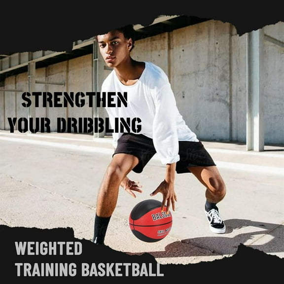 Skill Master Heavy Training Basketball 3 LBS/2.2 LBS for Enhanced Ball Handling - Durable Composite PU Cover