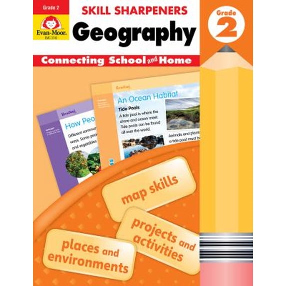 Pre-Owned Skill Sharpeners: Geography, Grade 2 Workbook (Paperback) 1629384690 9781629384696