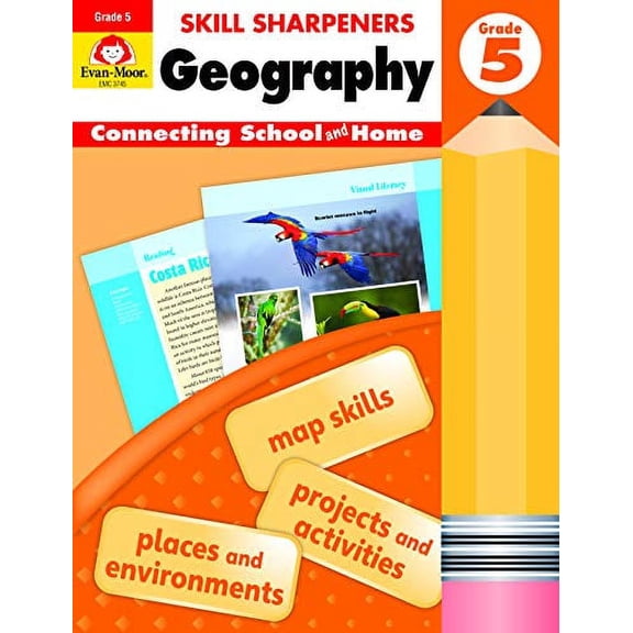 Pre-Owned Skill Sharpeners: Geography, Grade 5 Workbook (Paperback) 1629384720 9781629384726